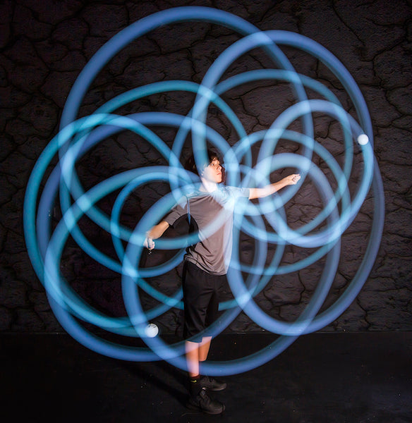 Spinballs LED Poi – Astral Hoops