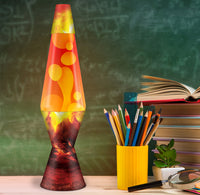 lampada Lava magma Lamp Classic Lava Lamp original altezza 40CM rosso/viola  new 